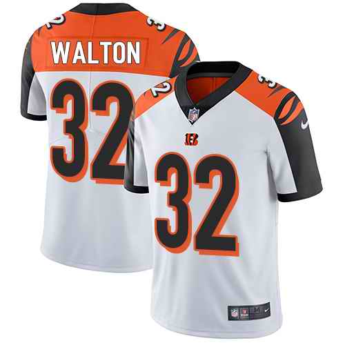 Nike Men & Women & Youth Bengals 32 Mark Walton White NFL Vapor Untouchable Limited Jersey,We sell and wholesale Nike Men & Women & Youth Bengals 32 Mark Walton White NFL Vapor Untouchable Limited Jersey on line form chian!